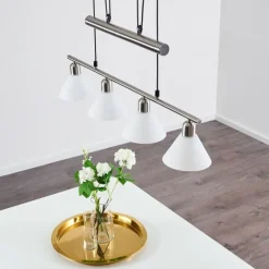 hofstein Suspension Bamenda Nickel mat, 4 lumières
