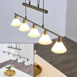 hofstein Suspension Bamenda Nickel mat, 5 lumières