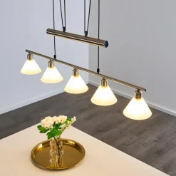 hofstein Suspension Bamenda Nickel mat, 5 lumières