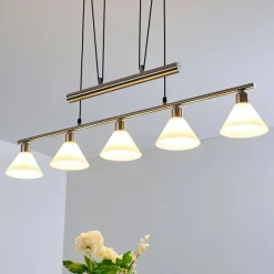 hofstein Suspension Bamenda Nickel mat, 5 lumières