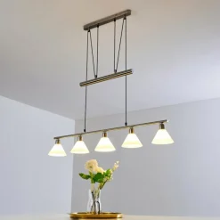 hofstein Suspension Bamenda Nickel mat, 5 lumières