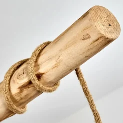 Style Boho-Chic-hofstein Suspension Bardhaman Brun, Noir, 4 lumières