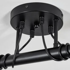 Lampes Vintages & Rétros-hofstein Suspension Baripada Noir, 4 lumières