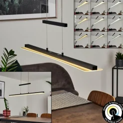 hofstein Suspension Barrud LED Noir, 1 lumière