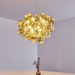 hofstein Suspension Barstow Chrome, 8 lumières