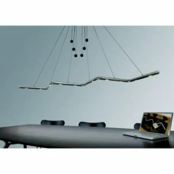 Luminaires Basis Leuchten Suspension Basis-Leuchten GENUA LED Aluminium, 6 lumières* Éclairage Led