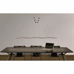 Luminaires Basis Leuchten Suspension Basis-Leuchten GENUA LED Aluminium, 6 lumières* Éclairage Led