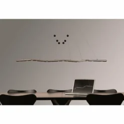 Luminaires Basis Leuchten Suspension Basis-Leuchten GENUA LED Aluminium, 4 lumières* Suspensions