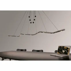 Luminaires Basis Leuchten Suspension Basis-Leuchten GENUA LED Aluminium, 4 lumières* Éclairage Led