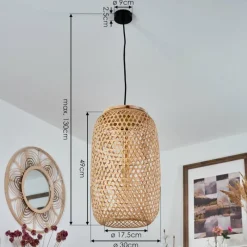 Luminaires Scandinaves-hofstein Suspension Batumi Noir, 1 lumière