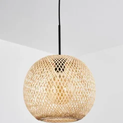 Lampes Vintages & Rétros-hofstein Suspension Bauro Écru, 1 lumière