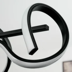 hofstein Suspension Bazuin LED Noir, 4 lumières