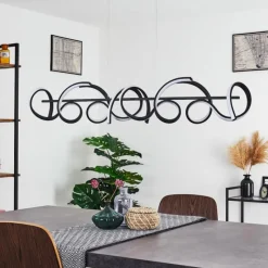 hofstein Suspension Bazuin LED Noir, 4 lumières