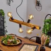 Style Boho-Chic-hofstein Suspension Beccar Écru, Noir, 4 lumières