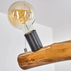 Style Boho-Chic-hofstein Suspension Beccar Écru, Noir, 4 lumières