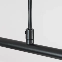 Suspension Verre Fumé-hofstein Suspension Belleoram LED Noir, 5 lumières