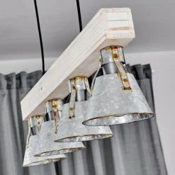 Lampes Industrielles-hofstein Suspension Berkeley Blanc, 4 lumières