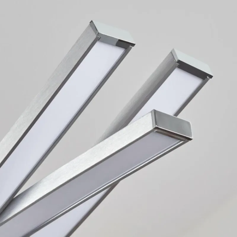 hofstein Suspension Bernese LED Nickel mat, 3 lumières* Suspensions