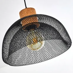 Luminaires Rustiques-hofstein Suspension Besancon Brun, Noir, 1 lumière