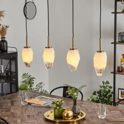 hofstein Suspension Bocayuva Laiton, 4 lumières* Suspensions