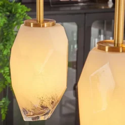 hofstein Suspension Bocayuva Laiton, 4 lumières* Suspensions