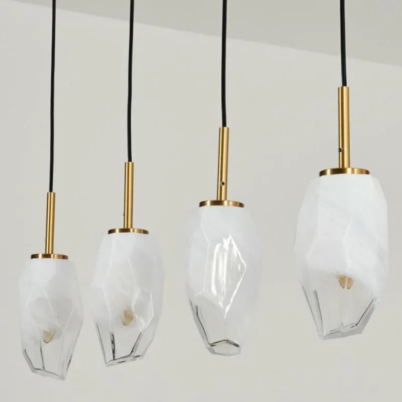 hofstein Suspension Bocayuva Laiton, 4 lumières* Suspensions