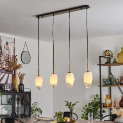 hofstein Suspension Bocayuva Laiton, 4 lumières* Suspensions