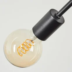 Lampes Industrielles-hofstein Suspension Bogno Noir, 6 lumières