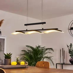 hofstein Suspension Bolonda LED Noir, 3 lumières