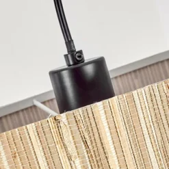 Luminaires Scandinaves-hofstein Suspension Bongal Noir, 2 lumières