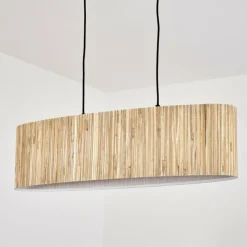 Luminaires Scandinaves-hofstein Suspension Bongal Noir, 2 lumières
