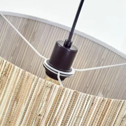 Luminaires Scandinaves-hofstein Suspension Bongal Noir, 1 lumière