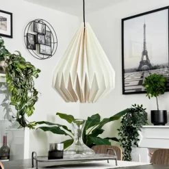 Luminaires Scandinaves-hofstein Suspension Bongat Blanc, 1 lumière