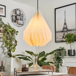 Luminaires Scandinaves-hofstein Suspension Bongat Blanc, 1 lumière