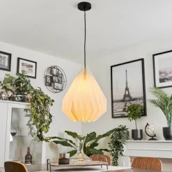 Luminaires Scandinaves-hofstein Suspension Bongat Blanc, 1 lumière