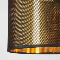 Lampes En Tissu-hofstein Suspension Boromata Noir, 1 lumière