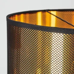 Lampes En Tissu-hofstein Suspension Boromata Noir, 1 lumière