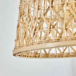 Style Boho-Chic-hofstein Suspension Bosco Noir, 1 lumière