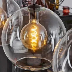 hofstein Suspension Boules 30 cm Koyoto Clair, 3 lumières