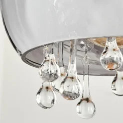 hofstein Suspension Boundry Noir, 4 lumières