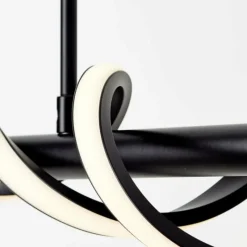 Luminaires Brilliant Suspension Brilliant Amalie LED Noir, 1 lumière* Éclairage Led