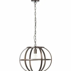 Luminaires Rustiques-Luminaires Brilliant Suspension Brilliant Basia Brun, Bronze, Bruni, 1 lumière