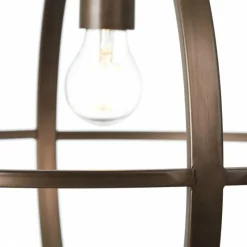 Luminaires Rustiques-Luminaires Brilliant Suspension Brilliant Basia Brun, Bronze, Bruni, 1 lumière