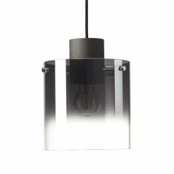 Luminaires Rustiques-Luminaires Brilliant Suspension Brilliant Beth Noir, 3 lumières