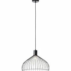 Lampes Industrielles-Luminaires Brilliant Suspension Brilliant Blacky Noir, 1 lumière