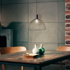 Luminaires Scandinaves-Luminaires Brilliant Suspension Brilliant Blacky Noir, 1 lumière