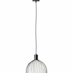 Luminaires Scandinaves-Luminaires Brilliant Suspension Brilliant Blacky Noir, 1 lumière