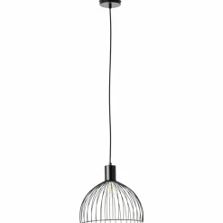 Luminaires Scandinaves-Luminaires Brilliant Suspension Brilliant Blacky Noir, 1 lumière