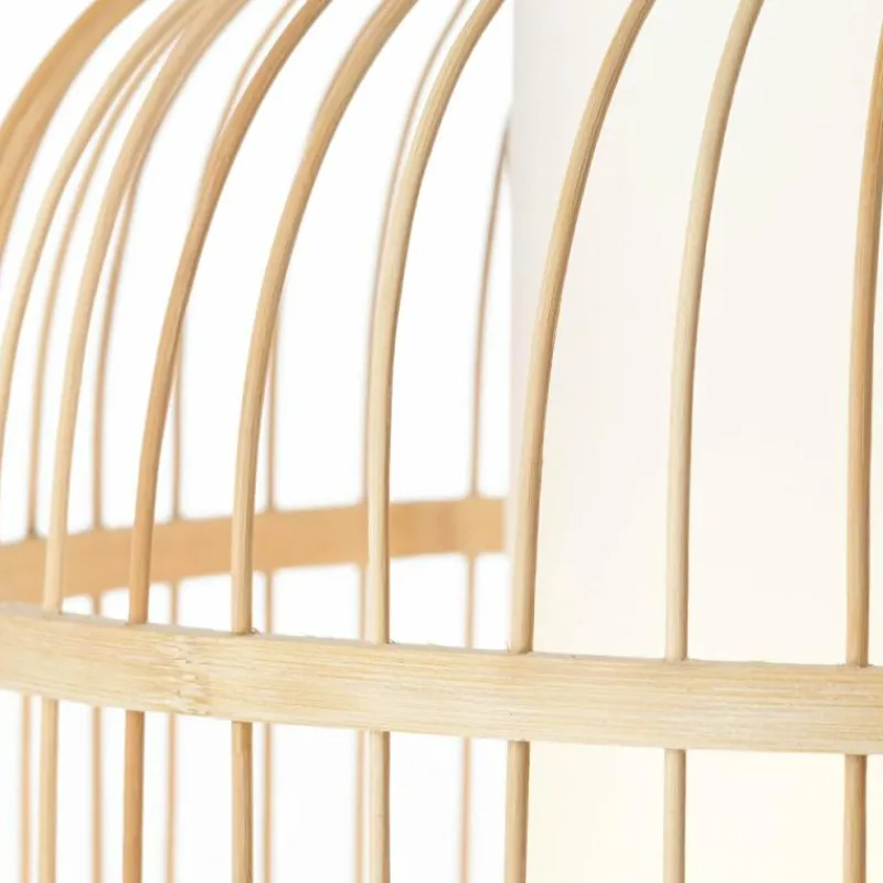 Lampes En Tissu-Luminaires Brilliant Suspension Brilliant Bones Brun, Blanc, 1 lumière