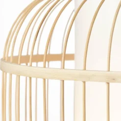 Lampes En Tissu-Luminaires Brilliant Suspension Brilliant Bones Brun, Blanc, 1 lumière